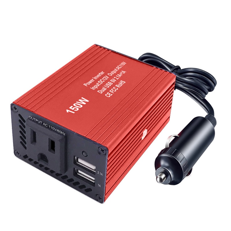 300W Omvormer Dc 12V Naar 110V Ac Auto Omvormer Met 3.1A Dual Usb Auto Adapter Ons plug