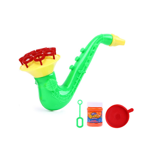 Children's Toys Blow Bubble Water Kid Boys Girls Outdoor Blow Horn Pipe Bubble Park Instruments Bubble Gun