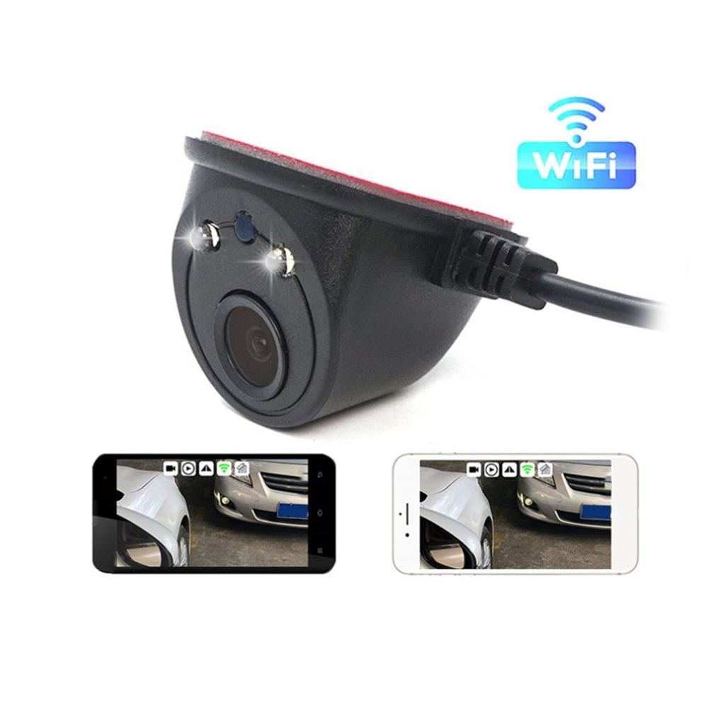 USB Car WIFI Wireless Side View Camera With LED Light High Definition Wide Angle Night Left And Right View Camera