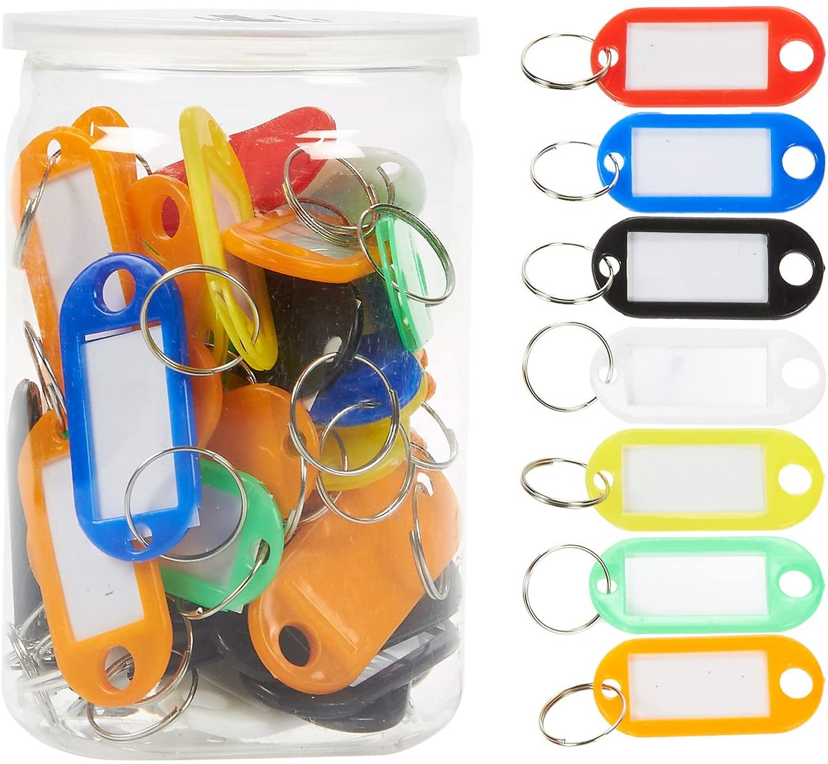 10 Stuk Van Sleutelhanger Cover Plastic Tag-Multi-color Sleutelhanger Cover Tag Set Geschikt Voor Bagage, sleutels, Huisdieren
