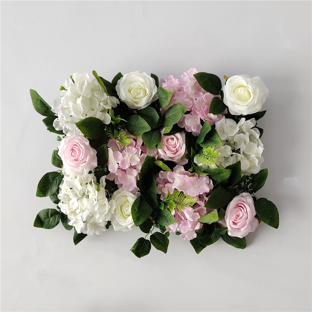 40*30cm Artificial Flower Wall Decor Wedding Backdrop Party Event Birthday Scene DIY Silk Rose Flowers
