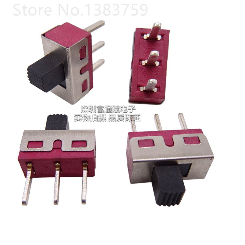 5 pcs Q15 schuifschakelaar Versnelling schakelaar 3 pin 2 gear ON-ON schakelaar 2A250V 5A120V