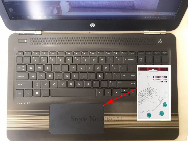 Mat trackpad film klistermærkebeskytter touchpad til hp pavilion 15-au145tx bc405tx bc012tx as030tu as110tu as119tu 15q