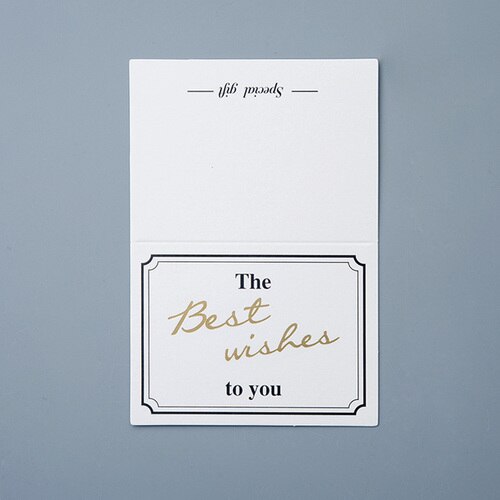 Kaart I Love You Goud Wit 15cm