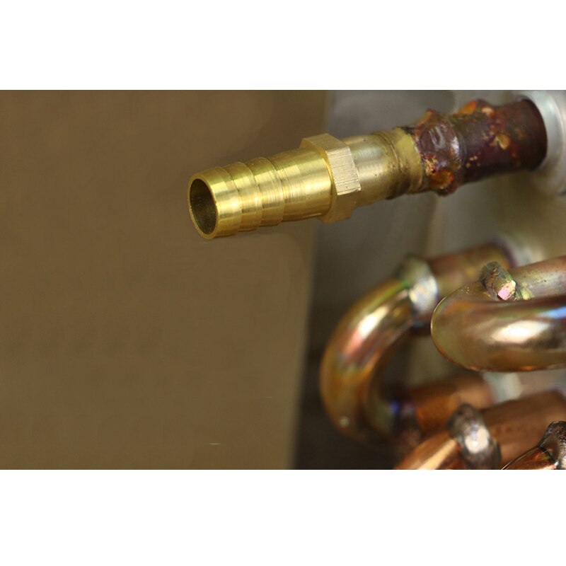 condenser radiator refrigerator freezer air-cooled water-cooled aluminum fin and copper heat tube exchanger with fan