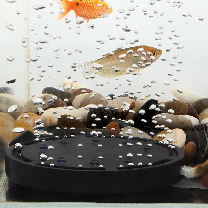 Q9/Q12 Aquarium Air Stone Bubble Light Submersible Fish Tank Air Bubbler LED Light Air Pump Bubble Stone Lamp for Decoration