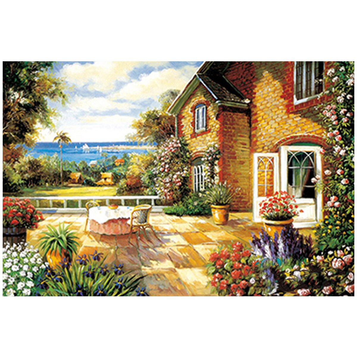High Quality 1000 Pieces Adults Wooden Jigsaw Puzzles Educational Toys Landscape