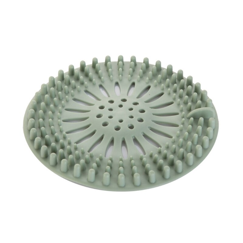 Siliconen Afvoerputje Cover Badkamer Haar Catcher Gootsteen Afvoer Filter Drain Stopper Ronde Riool Filter Universal: GN