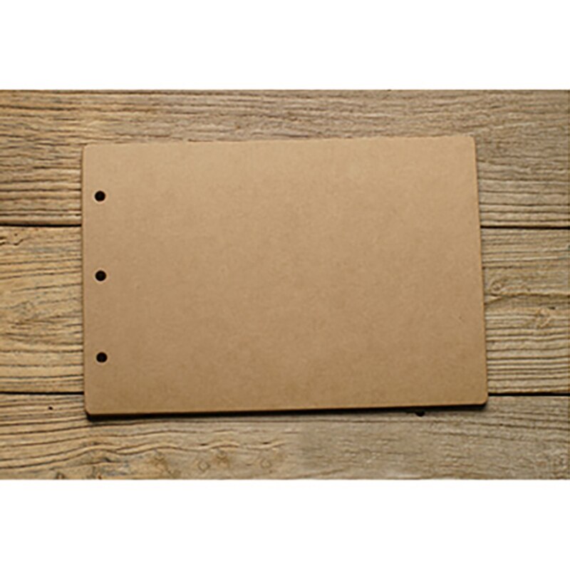 10pcs Inner Pages Loose-Leaf Graffiti Album Photo Hand-Painted DIY Photo Album Inner Page For Baby Children Wedding Lover Family: Kraft-Rectangle