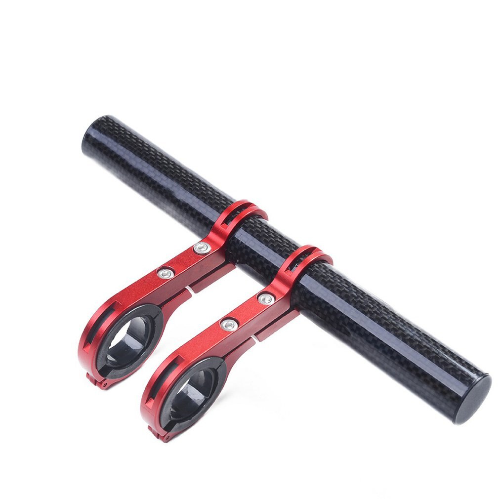 Fietsen Scooter Carbon Buis Fietsstuur Houder Handvat Bar Fiets Accessoires Extender Mount Bracket Moutain: red