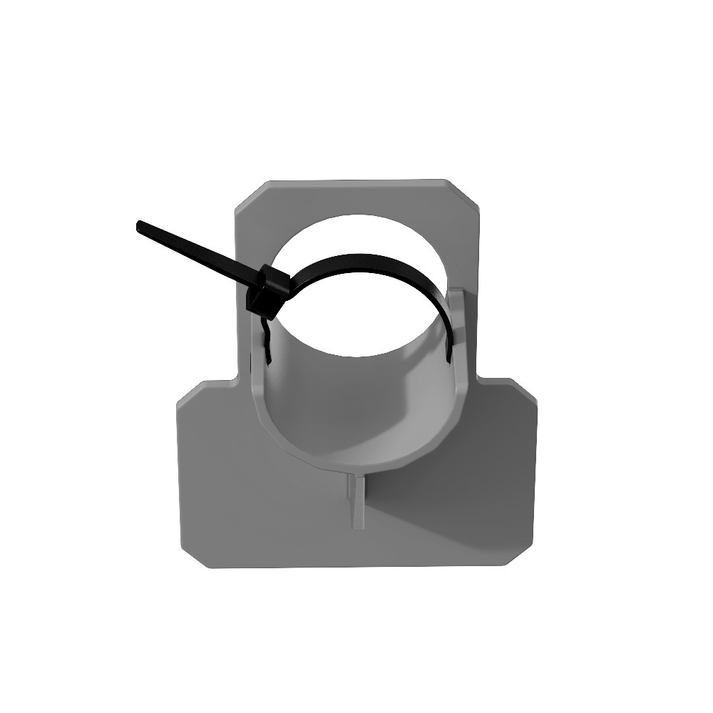 1pcs Swimming Pool Pipe Holder Support Pipe 30-38mm For Keep Incoming Water Horizontal With Cable Tie Water Tank Accessories: Grey