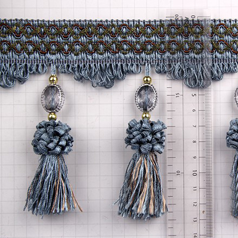 Kristal Kralen Gordijn Kant Luxe Woondecoratie Aardbei Kristal Fringe Trim DIY Tafelkleed Bruiloft Decoratie Accessoires