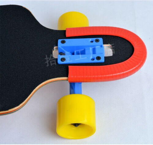 2pcs Skateboard/Longboard Nose Guard Tail Guard Deck Anticollision Protect Cover: Red
