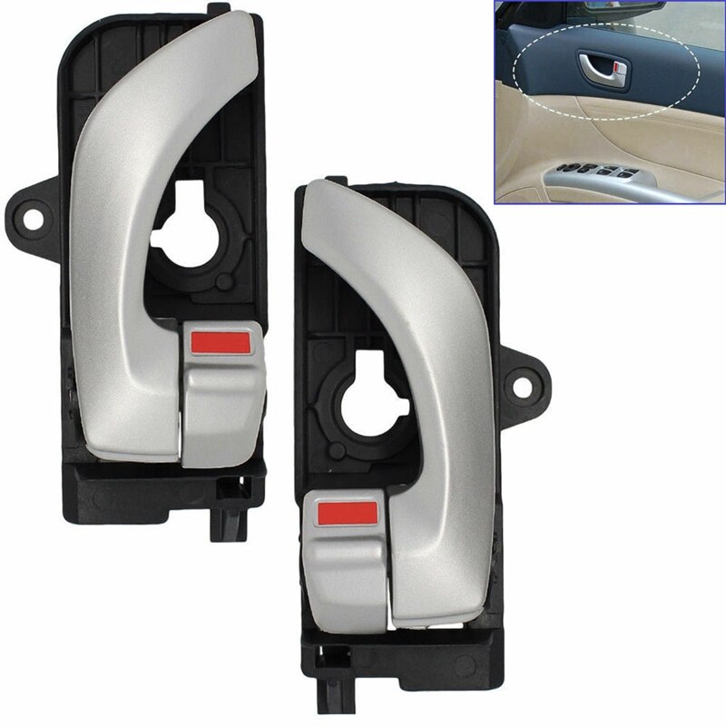 Manija de puerta Interior delantera izquierda y delantera derecha para Hyundai Sonata 82610-3K020 2005(1 par)