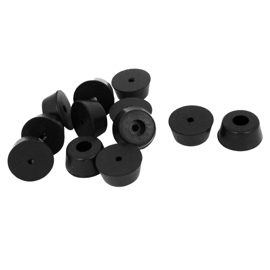 Phfu møbler sklisikre koniske gummiføtter skive 22mm x 10mm 12 stk