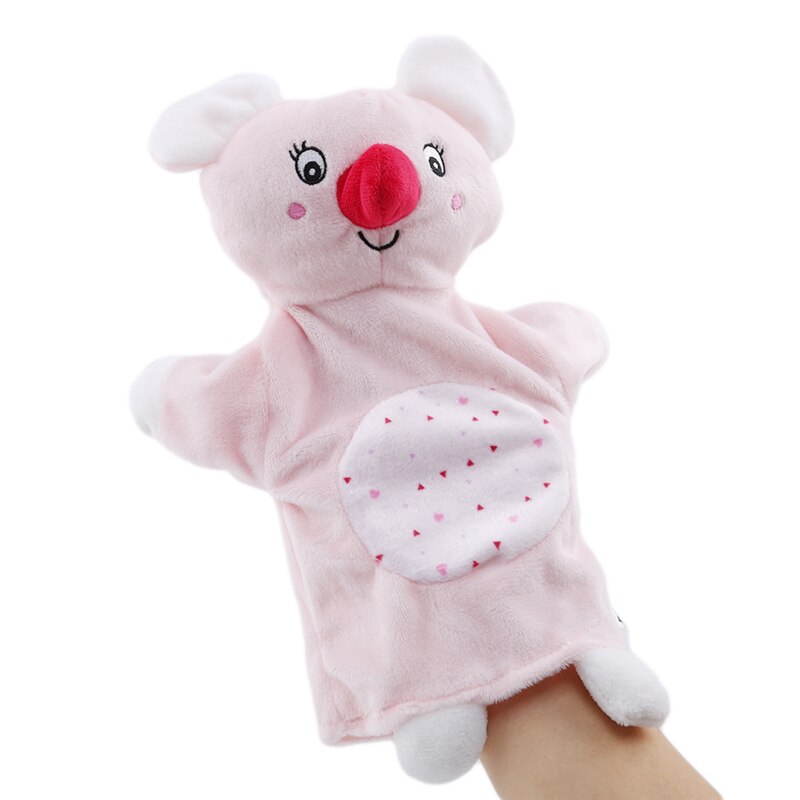 Peluche bébé dessin animé animal koala marionnette à main petite enfance interaction parent-enfant gants jouet bébé accessoires de narration