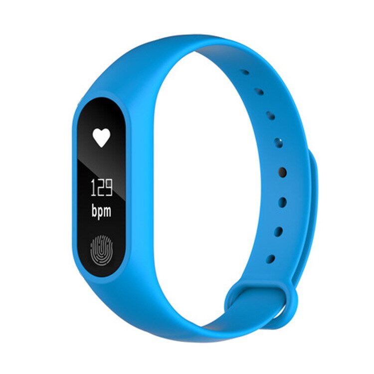 Sport Armband Digitale Horloge Vrouwen Horloges Dames horloges Voor Vrouwen Klok Dames Uur Voor Android IOS inteligente intelig: blue
