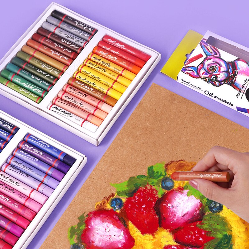 Crayons 12/24/36/48 Color Oil Pastel Water-Soluble Color Pen Graffiti Painting Pen Crayons Art Office School Supplies Crayons