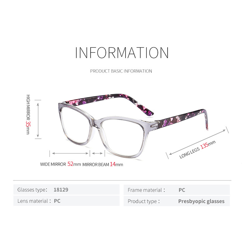 Iboode Trendy Cat Eye Leesbril Mannen Vrouwen Unisex Computer Bril Straling Oogbescherming Eyewear + 1.0-4