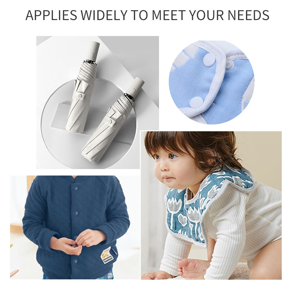 360 Sets T5 Plastic Snap Button with Snaps Pliers Tool Kit &amp; Organizer Containers,Plastic Pressure Seam Snap, Button Press Studs