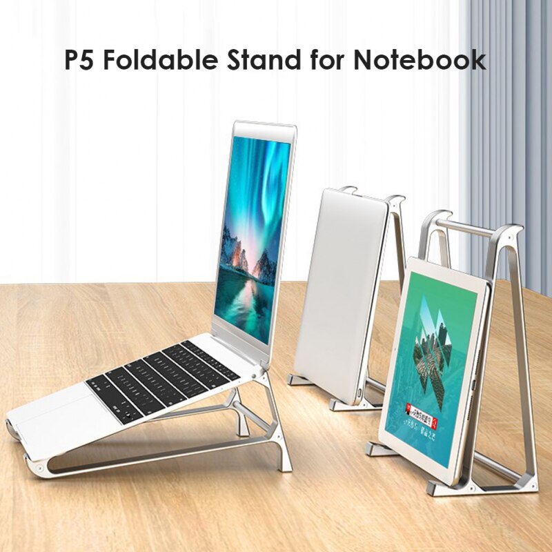 New aluminum laptop stand, portable notebook support holder for macbook pro computer, riser stand, cooling bracket