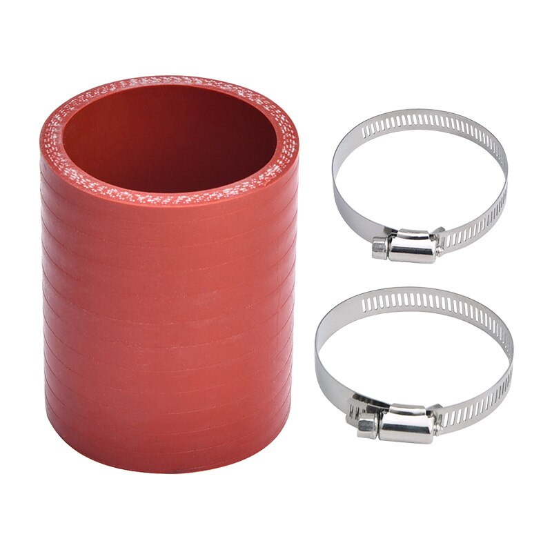 Speedwow Universal Siliconen Intercooler Koelvloeistof Slang Auto Intercooler Siliconen Rechte Hoofd 90 Graden Elleboog Buis 76Mm 63Mm 51mm: Red 51 76mm