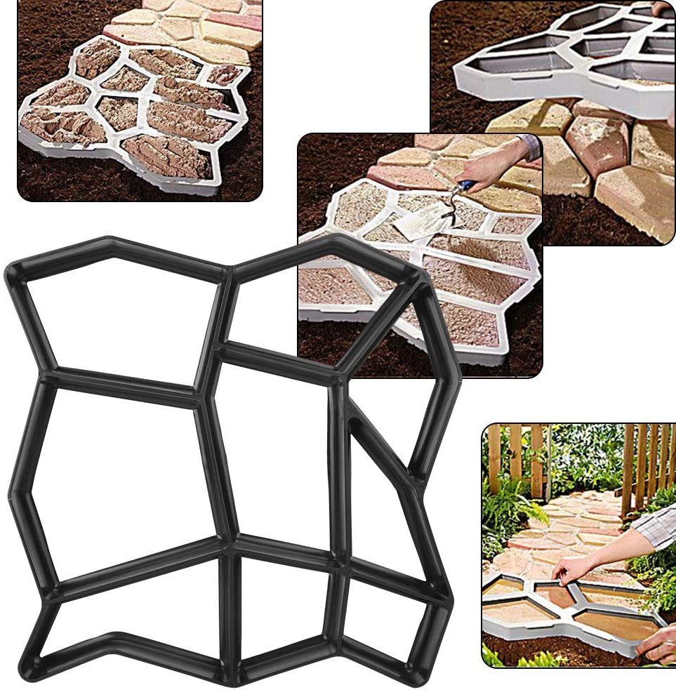 Huis Tuin Bestrating Mal-Onregelmatige Bestrating Beton Mould Steen, Diy Stepping Stone Mold Lopen Maker