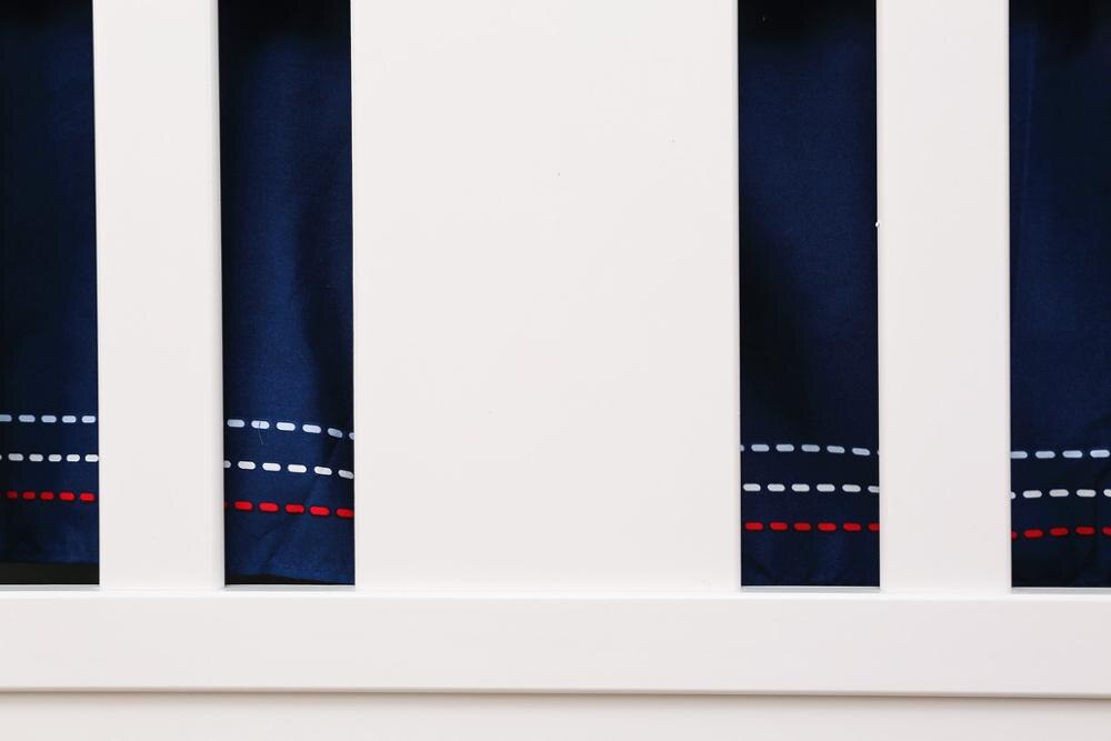 3pcs Whale Baby Crib Toddler Baby Sheets Nursery Bedding Safely Product Bed Cot Sets ,Fitted Sheet, Crib Quilt, Dust Ruffle