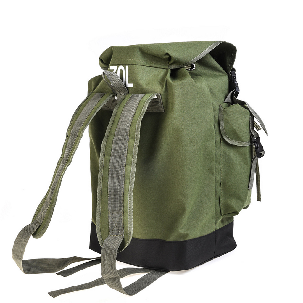Large Capacity Fishing Tackle Backpack Fishing Carrier Bag Green