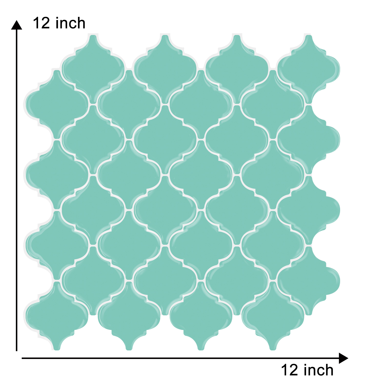 2.5mm Interior Wall Renovation Decoration Sticker Bathroom Waterproof Baffle--1 Sheet: HB518