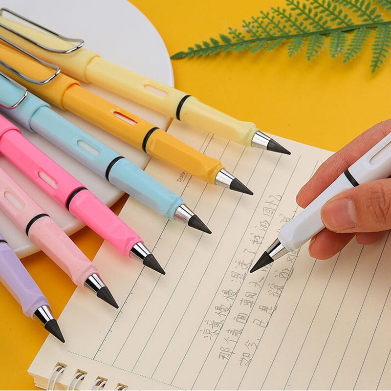 Technology Unlimited Writing Pencil No Ink Novelty Eternal Pen Art Sketch Painting Tools School Supplies Stationery