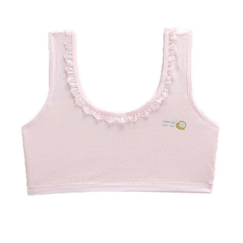 Teen Girl Sports Bra Kids Underwear Young Puberty Training Bra For 8-18years: PK1