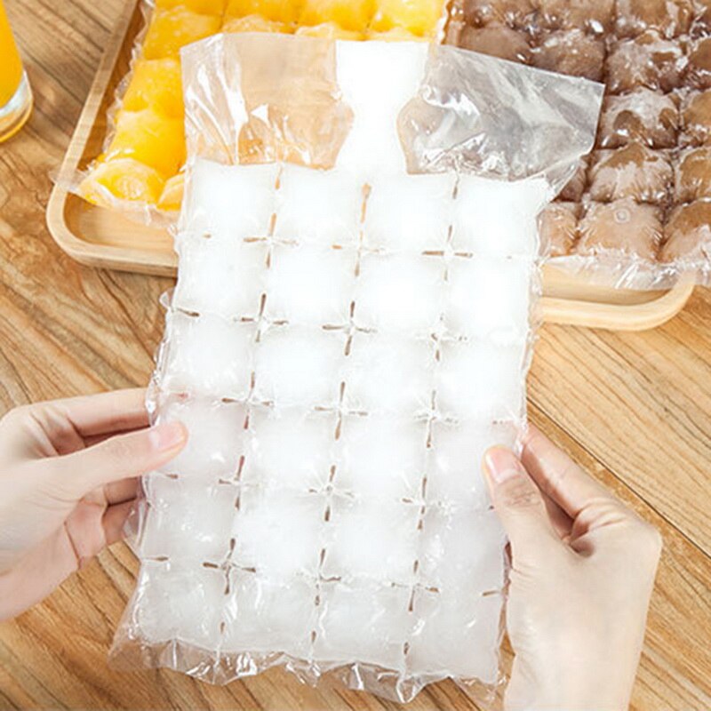 10 pièces moule à glaçons auto-joint sacs à glaçons Transparent jetable plus rapide machine à congeler sac à glace Gadgets de cuisine