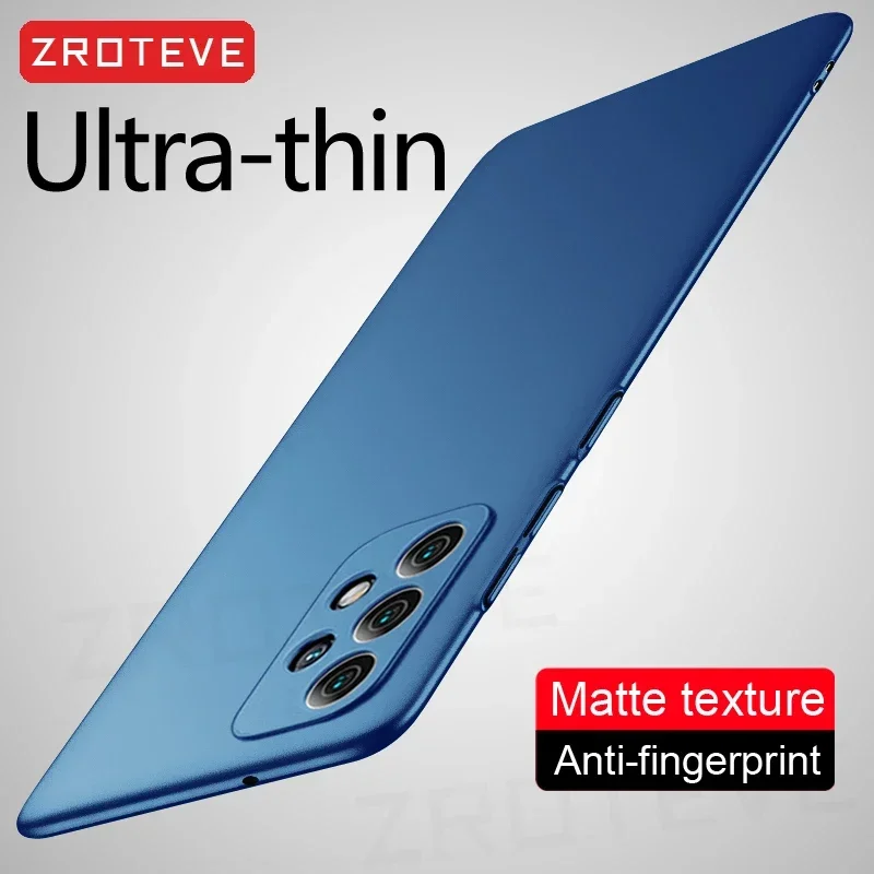 A72 A52 étui Zroteve mince givré dur PC couverture pour Samsung Galaxy A52s A32 A51 A71 M52 M53 A13 A23 A33 A53 A73 5G coques de téléphone