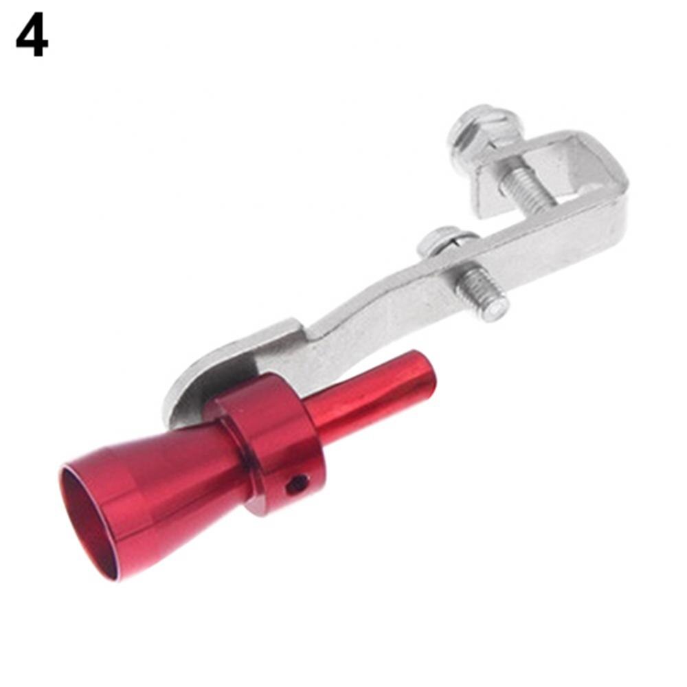 60% directe Silencieux sonore Turbo universel pour voiture, tuyau d'échappement, simulation de souffle, sifflet: Red M