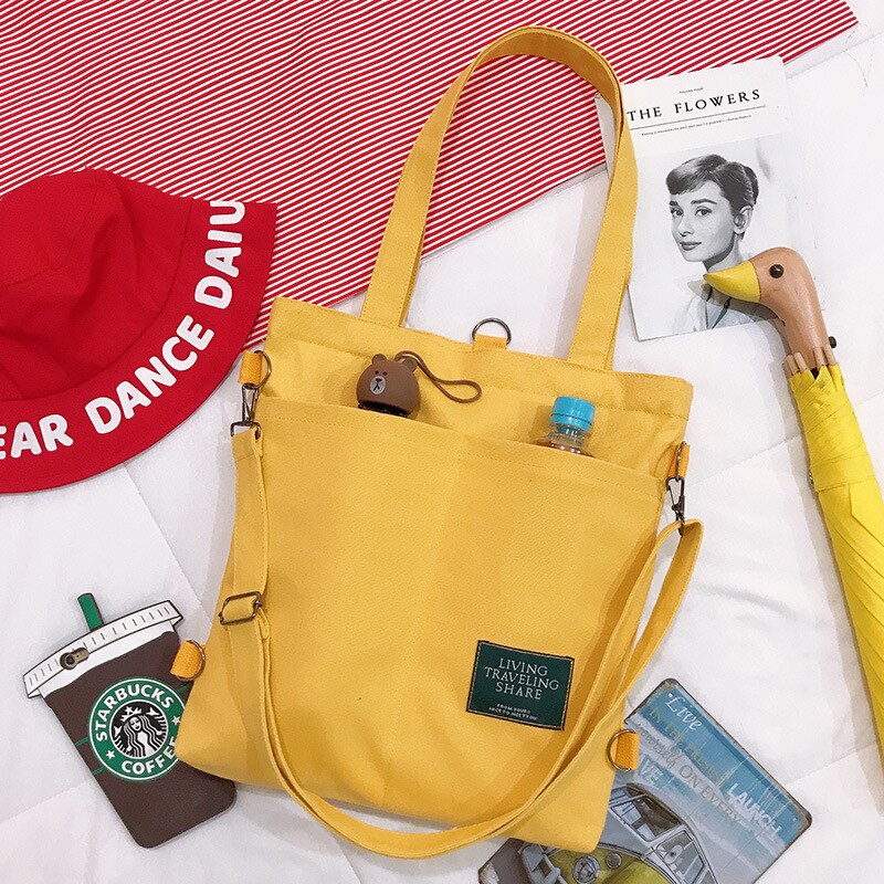 Crossbody Tassen Voor Vrouwen Schoudertas Trend Soft Dames Koreaanse Vrouwen Rugzak Bolsas Vrouwelijke Shopper Totes: Yellow