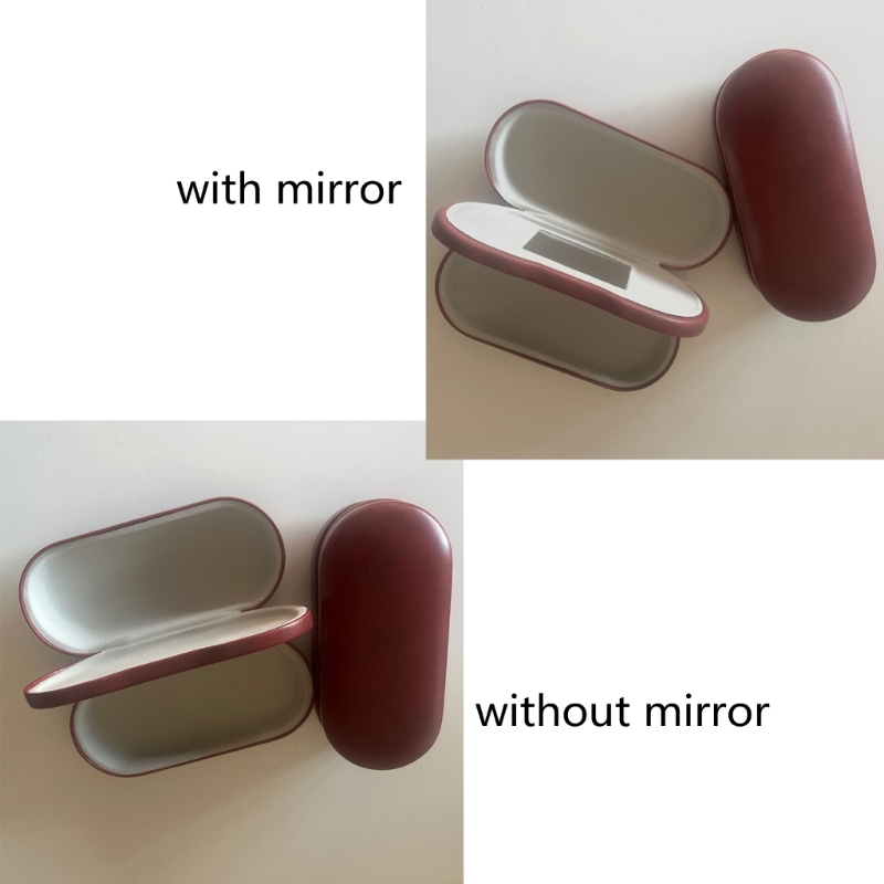 Dual- Glasses Case Double Eyeglasses Case For 2 Pair Eyeglasses Holder Portable Glasses Case Double Layer Glasses Case