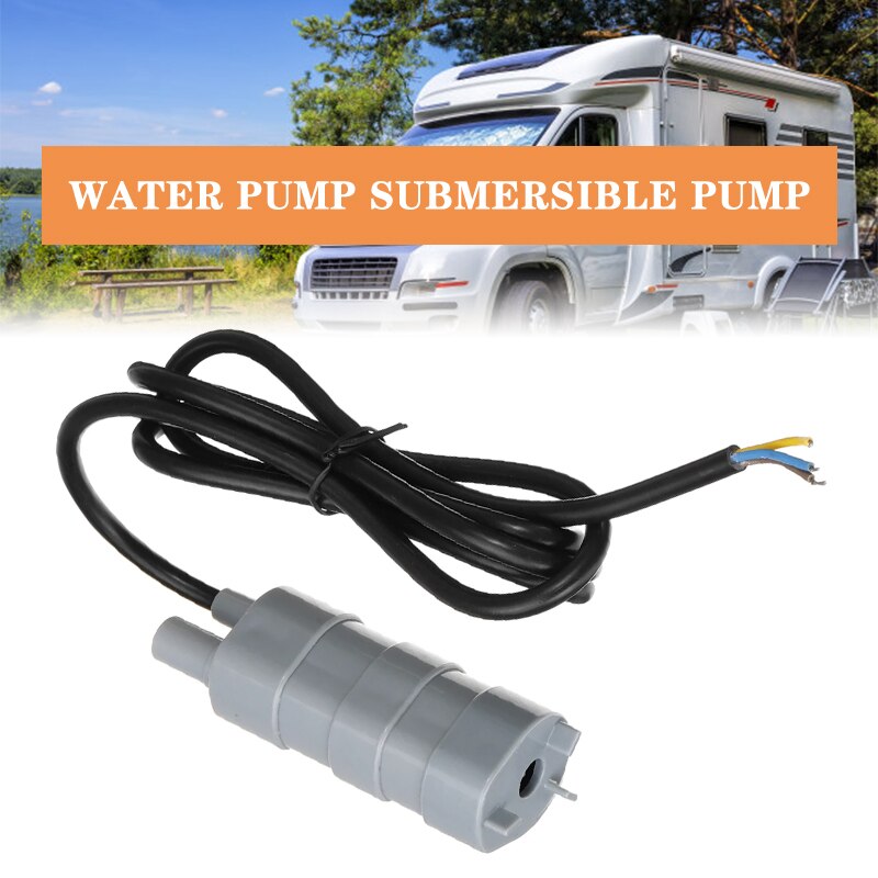 DC 12V 840L/H High Pressure Submersible Water Pump Three-Wires Micro Motor Motorhome Submersible Camper Caravan Water Pumps