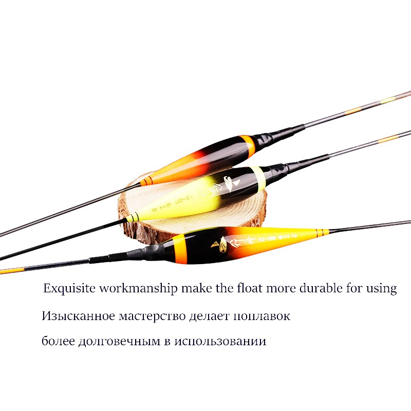 Composite Nano Fishing Floats Shallow Water Buoy Fresh Water Fishing Bobber Color Gradual Change Boya Fishing Tackle Accessories