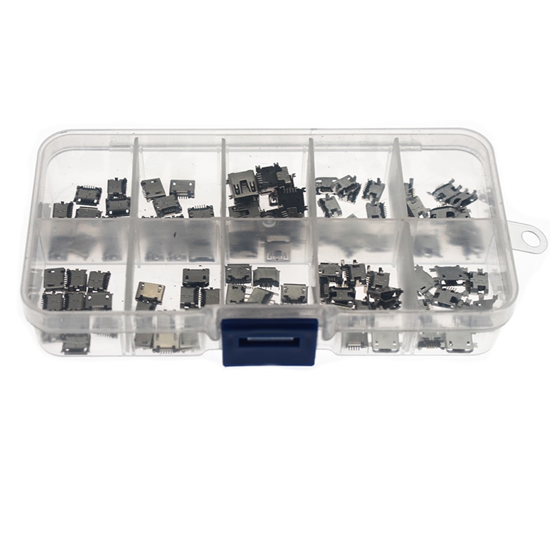 Usb Socket Kit 100pcs/ kit 10 Models Micro USB MINI usb female An... – Grandado