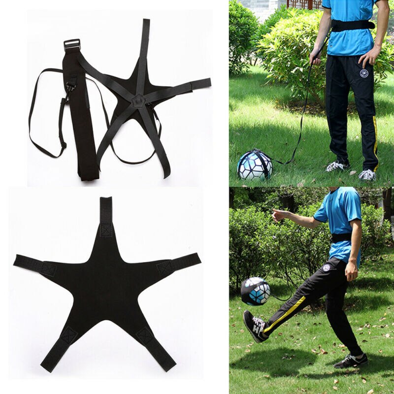 Football Soccer Kick Trainer Hands Free Solo Soccer Training Belt Training Aid for Kids Children Adults Practice Exercises Train