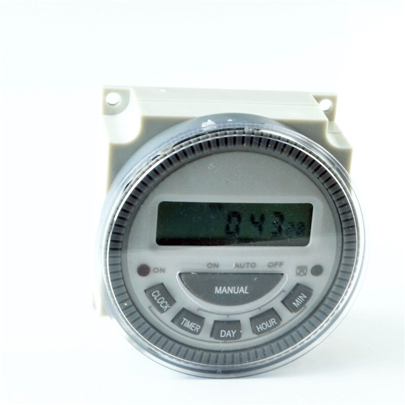 TM619 CN304A Programmable Timer Switch Relay Digital LCD Power Weekly CN304A AC220V AC110V DC12V DC 24V 5Pin: AC220V