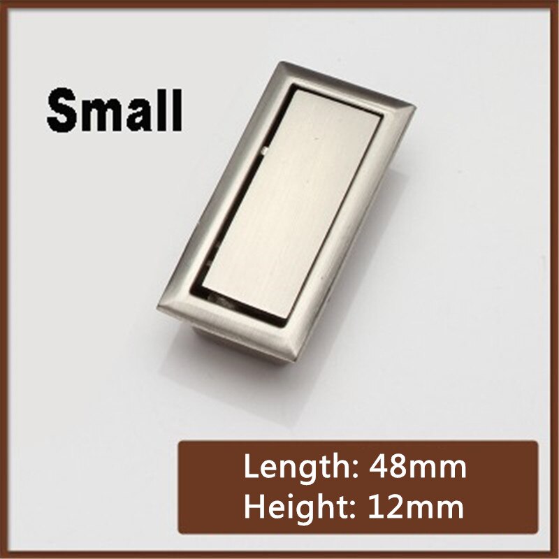 Concealed hidden handle / drawer door handle / modern dark handle / cabinet doorknob / dark pull large trumpet