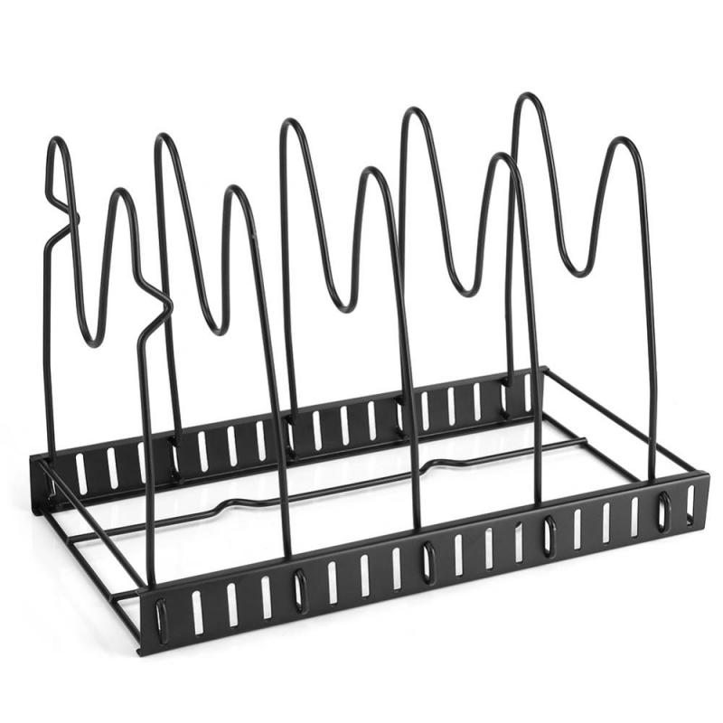 Kitchen Multi Tier Pot Frying Pan Lid Storage Rack Organizer Cookware Stand Holder
