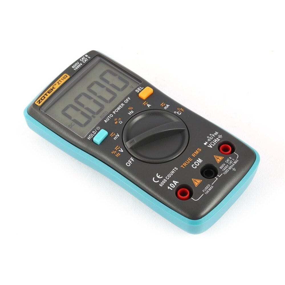 ZT102 Digital Multimeter Multimetro esr Transistor Tester Digital RM Mastech uni multi Meter 102/101 t Meter Sanwa Multimetre