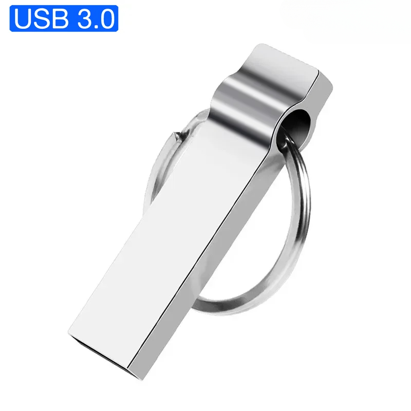 Pendrive USB 3.0 High Speed 128GB 64GB 32GB 16GB 8GB Cle USB 3.0 Pendrive 128GB 64GB 32GB 16GB 8GB 3.0 Stick Pen Drive: Srebrny / 64GB