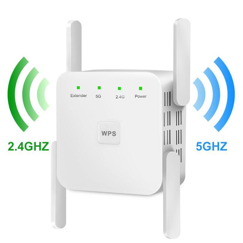 Kuwfi Draadloze Wifi Repeater Wifi Extender 2.4G 5G Ap Router Wi-fi Versterker 5Ghz Signaal Repeater access Point