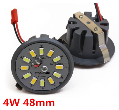 LED Downlight Lamp 5W 220V Integrated Light Cup LED Ampoule SpotLight Double Round Ceiling Recessed Umbrella LED Corn Bulb: MULTI / Cold White