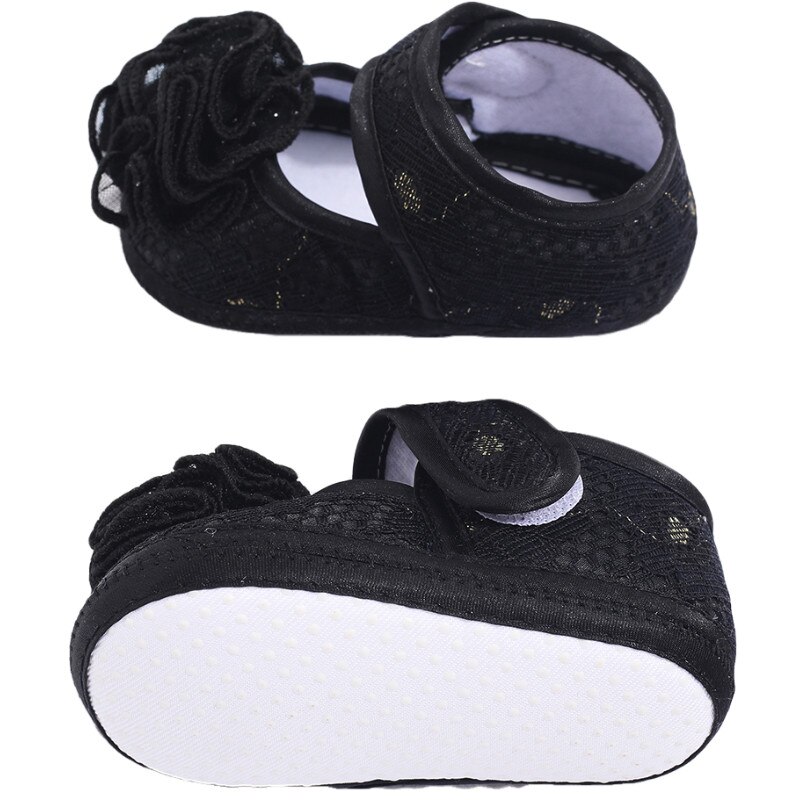 Zomer Baby Meisjes Schoenen Mode Effen Kleur Prinses Kant Bloem Schoenen Zachte Tong Peuter Casual Schoenen Voor 0-1 jaar Oude: 4 / 13