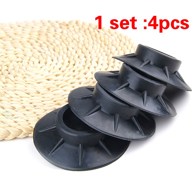 4 Stks/set Floor Mat Wasmachine Voeten Pads Antislip Rubber Protectors